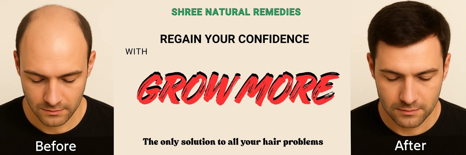 Grow More Hair supplement solution to all hair problems